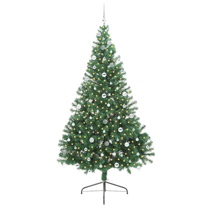 Albero di Natale artificiale con luci integrate Verde 240 cm