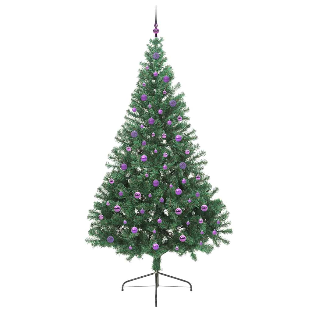 Albero di Natale artificiale con luci integrate Verde 240 cm
