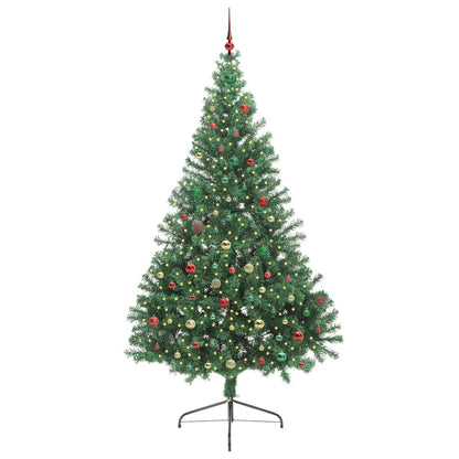 Albero di Natale artificiale con luci integrate Verde 240 cm