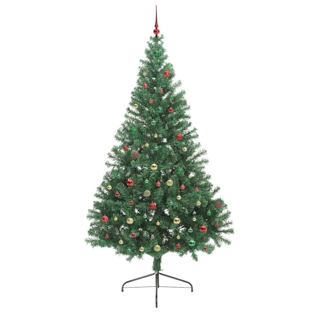 Albero di Natale artificiale con luci integrate Verde 240 cm