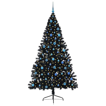 Albero di Natale artificiale con luci integrate 240 cm PVC