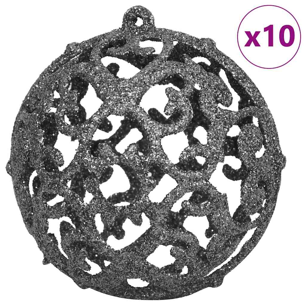 Albero di Natale artificiale con luci integrate Argento 210 cm