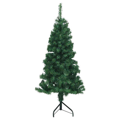 Albero di Natale Artificiale Angolare con 150 LED Verde 150 cm