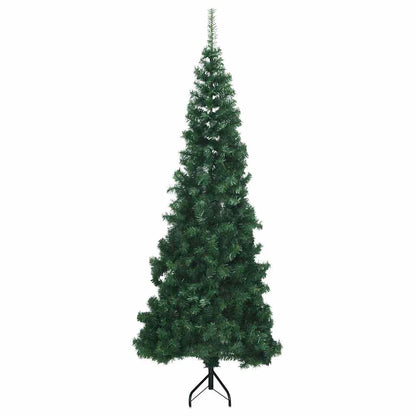 Albero di Natale Artificiale Angolare con 300 LED Verde 180 cm