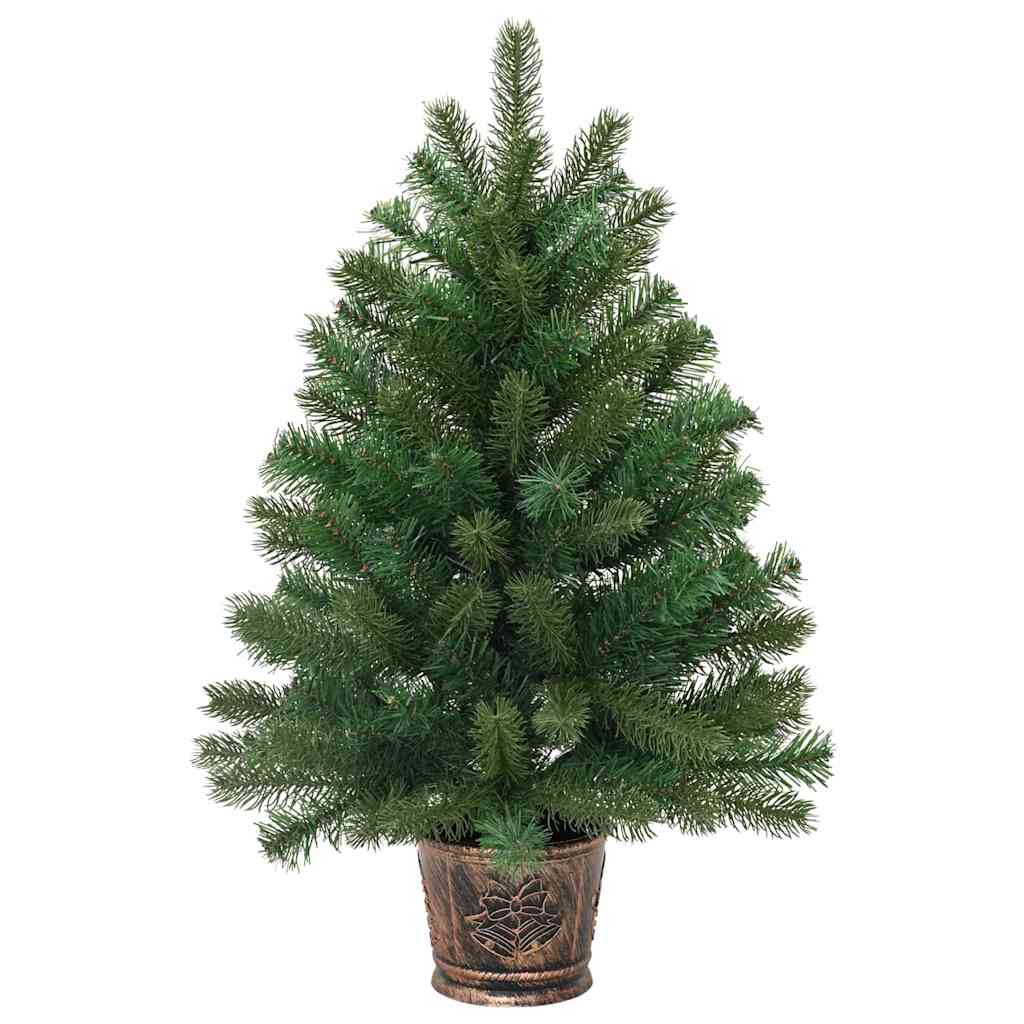 Albero di Natale artificiale con 150 LED Verde 95 cm PE e PVC