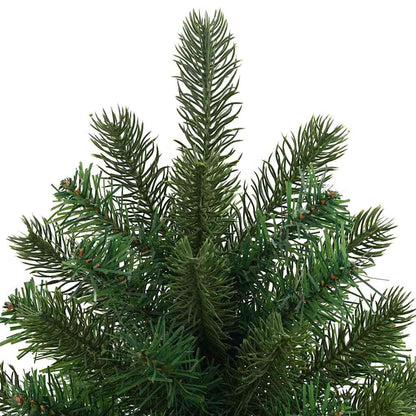 Albero di Natale artificiale con 150 LED Verde 95 cm PE e PVC