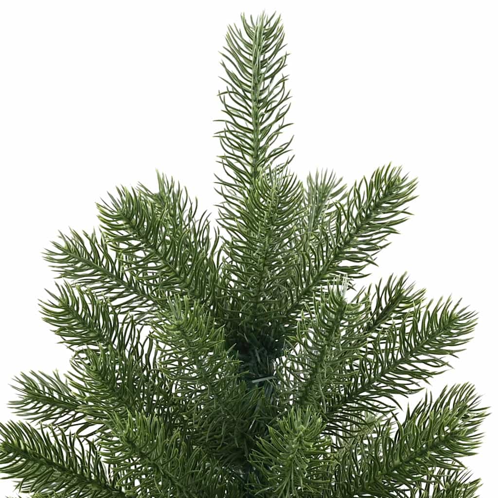 Albero di Natale artificiale con 300 LED Verde 180 cm PE e PVC