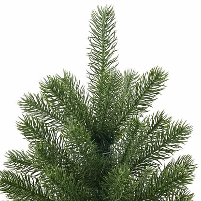 Albero di Natale artificiale con 300 LED Verde 210 cm PE e PVC