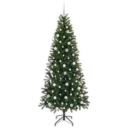 Albero di Natale artificiale con 300 LED Verde 210 cm PE e PVC