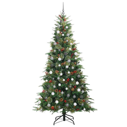 Albero di Natale Artificiale con Rami Pieghevoli Verde 240 cm
