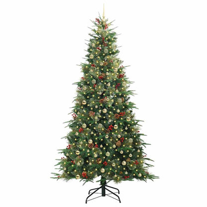 Albero di Natale Artificiale con Rami Pieghevoli Verde 240 cm
