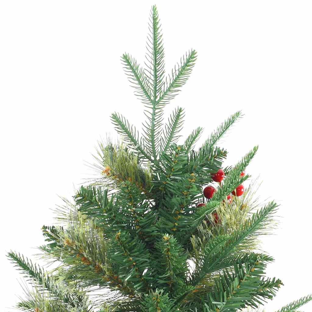 Albero di Natale Artificiale con Rami Pieghevoli Verde 240 cm