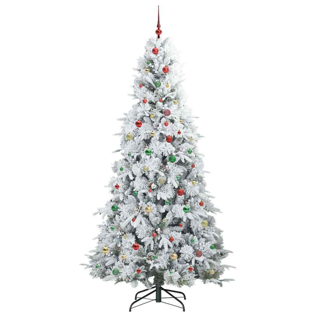 Albero di Natale Artificiale con Rami Pieghevoli Verde 240 cm
