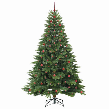 Albero di Natale artificiale con 300 LED Verde 240 cm PE e PVC