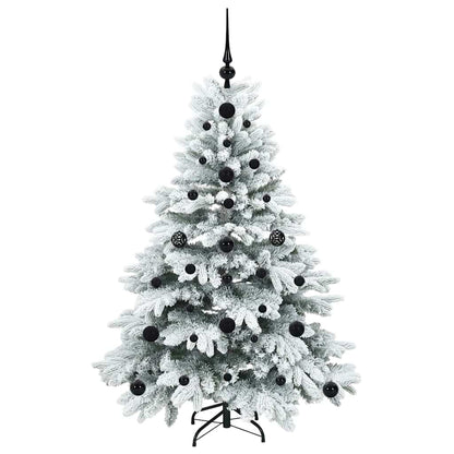 Albero di Natale artificiale con 150 LED Verde 120 cm PE e PVC