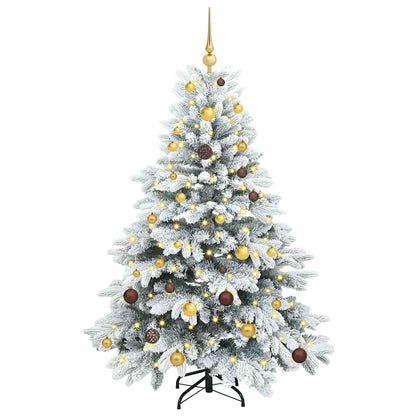 Albero di Natale artificiale con 150 LED Bianco 150 cm PE e PVC | homemem39