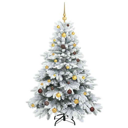 Albero di Natale artificiale con 150 LED Bianco 150 cm PE e PVC | homemem39
