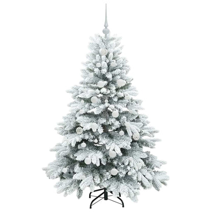 Albero di Natale artificiale con 150 LED Verde 150 cm PE e PVC