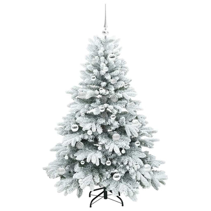 Albero di Natale artificiale con 150 LED Verde 150 cm PE e PVC