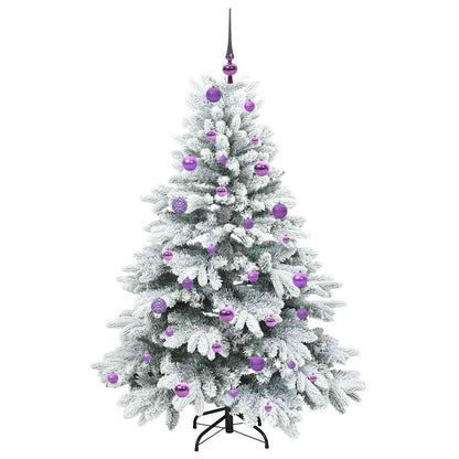 Albero di Natale artificiale con 150 LED Verde 150 cm PE e PVC
