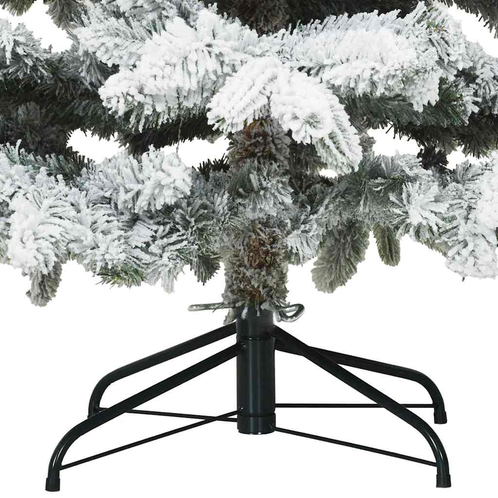 Albero di Natale artificiale con 300 LED Verde 180 cm PE e PVC