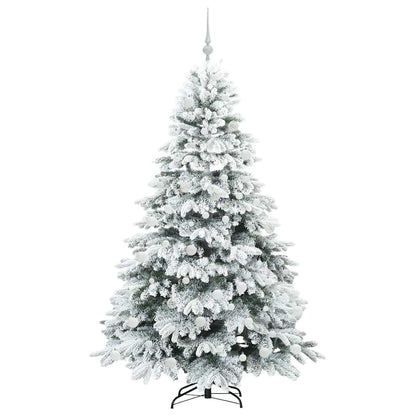 Albero di Natale artificiale con 300 LED Verde 180 cm PE e PVC