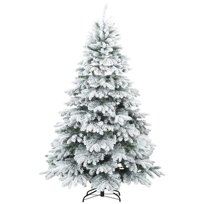 Albero di Natale artificiale con 300 LED Verde 210 cm PE e PVC