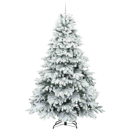 Albero di Natale artificiale con 300 LED Verde 240 cm PE e PVC