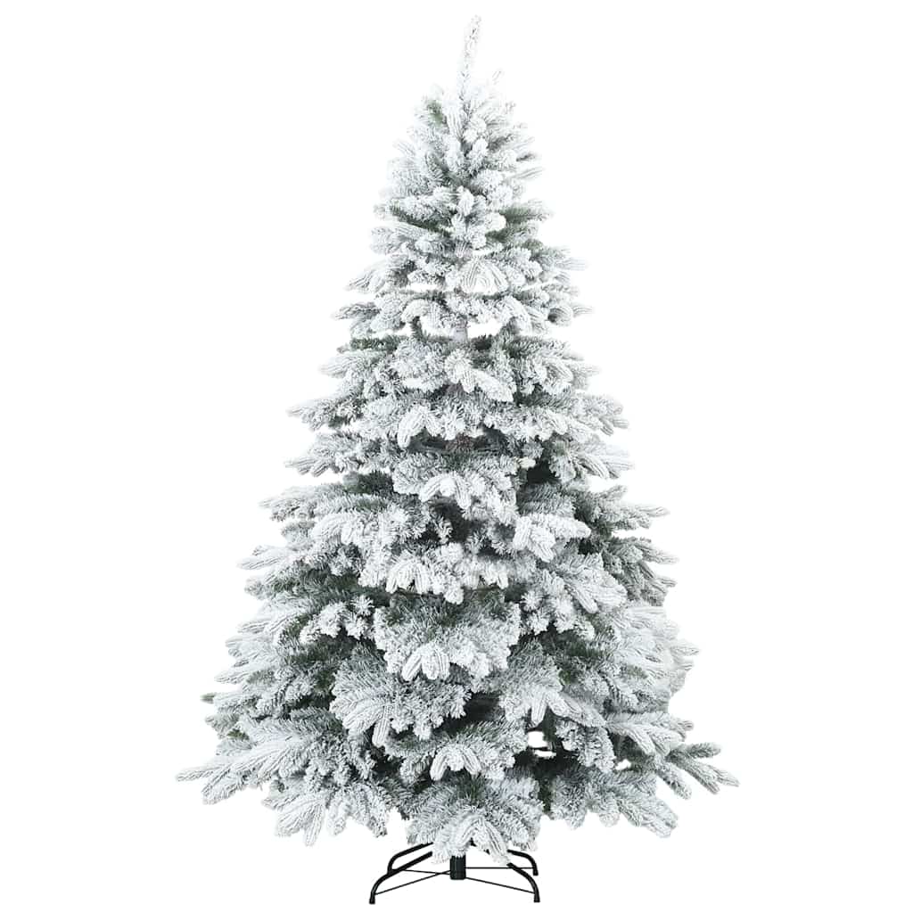 Albero di Natale artificiale con 300 LED Verde 240 cm PE e PVC