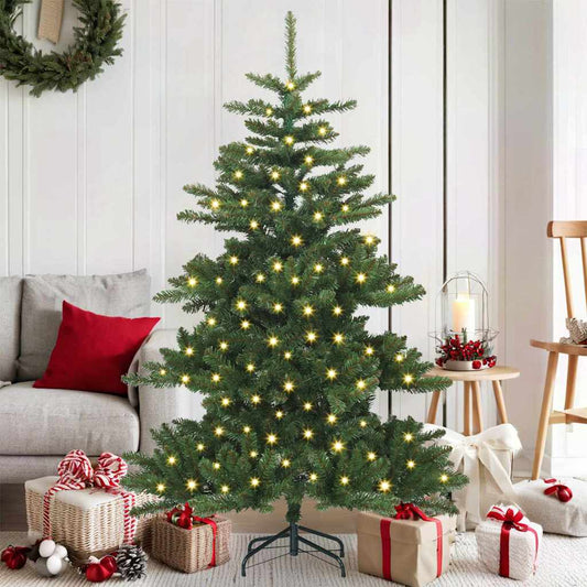 Albero di Natale Artificiale con Rami Pieghevoli 150 cm PVC