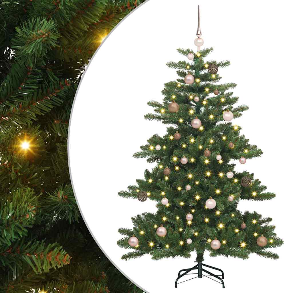 Albero di Natale Artificiale con Rami Pieghevoli 150 cm PVC