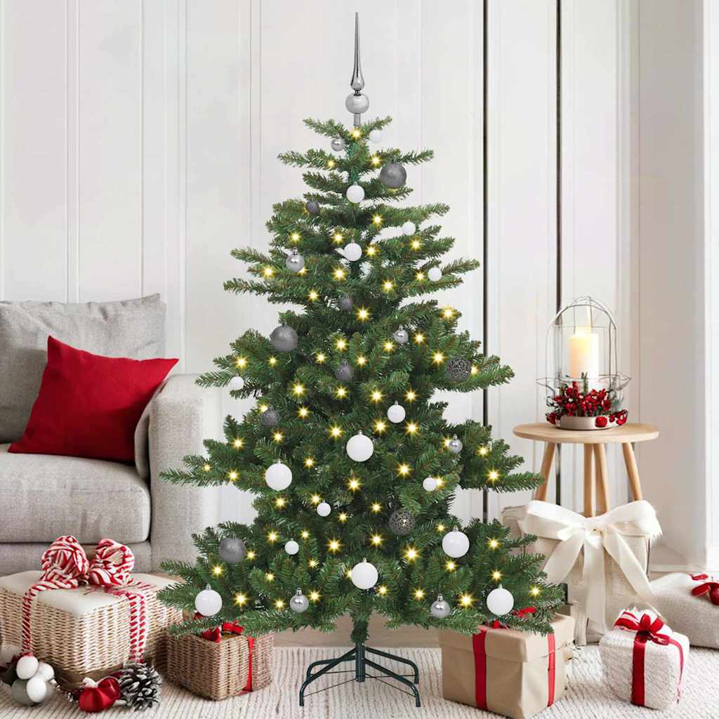 Albero di Natale Artificiale con Rami Pieghevoli 150 cm PVC