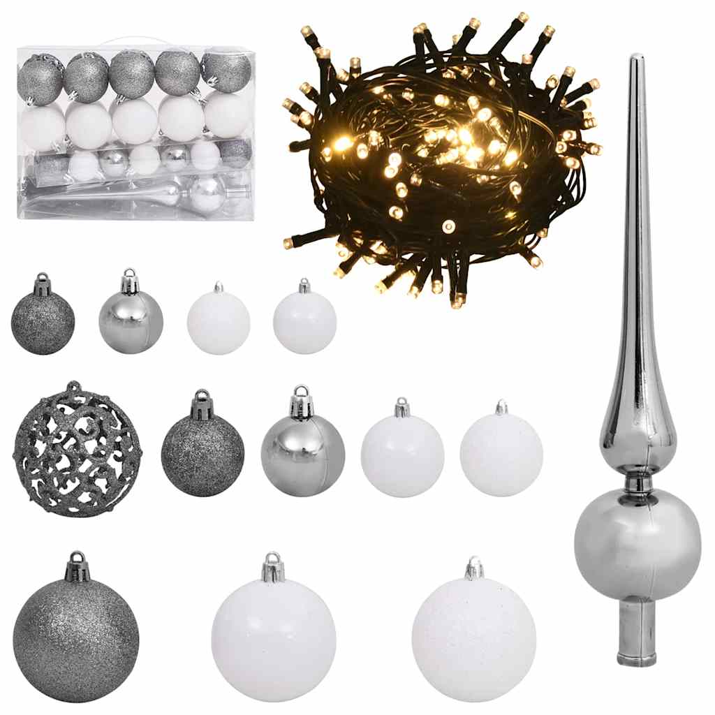 Albero di Natale Artificiale con Rami Pieghevoli 150 cm PVC