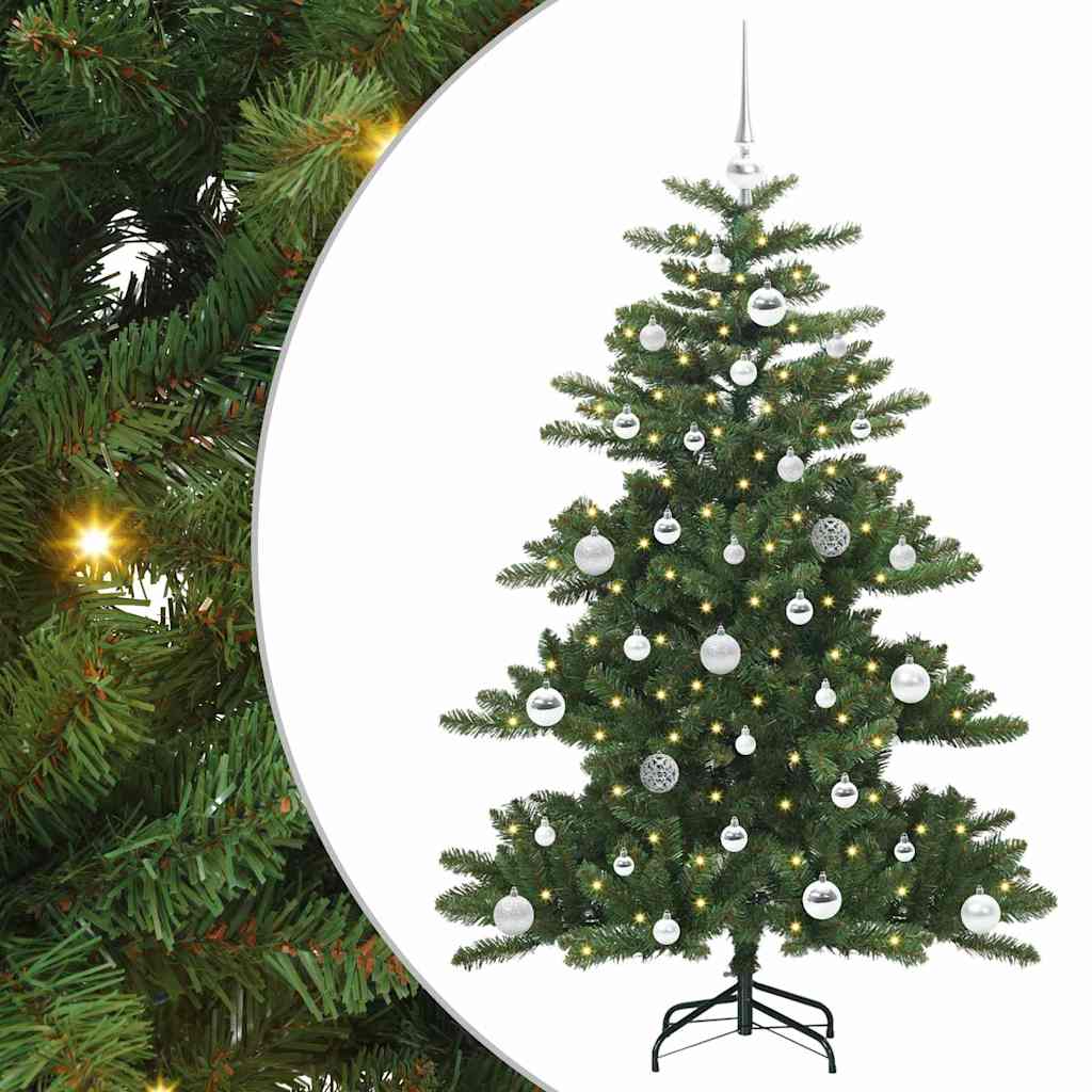Albero di Natale Artificiale con Rami Pieghevoli 150 cm PVC