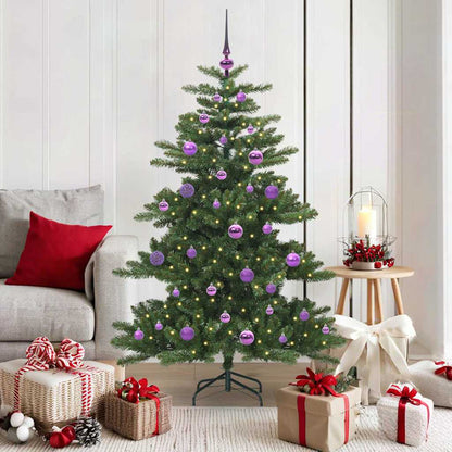 Albero di Natale Artificiale con Rami Pieghevoli 150 cm PVC