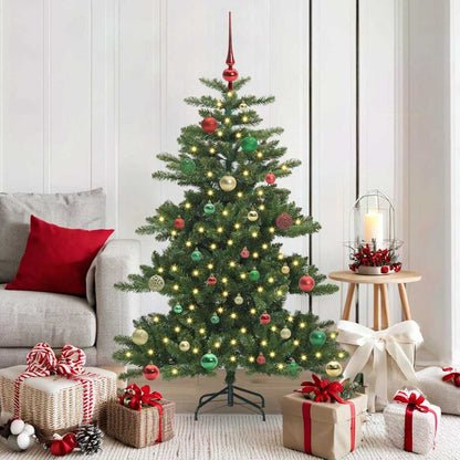 Albero di Natale Artificiale con Rami Pieghevoli 150 cm PVC