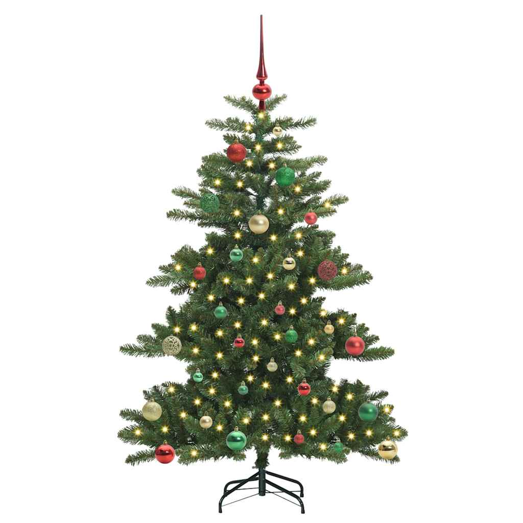 Albero di Natale Artificiale con Rami Pieghevoli 150 cm PVC