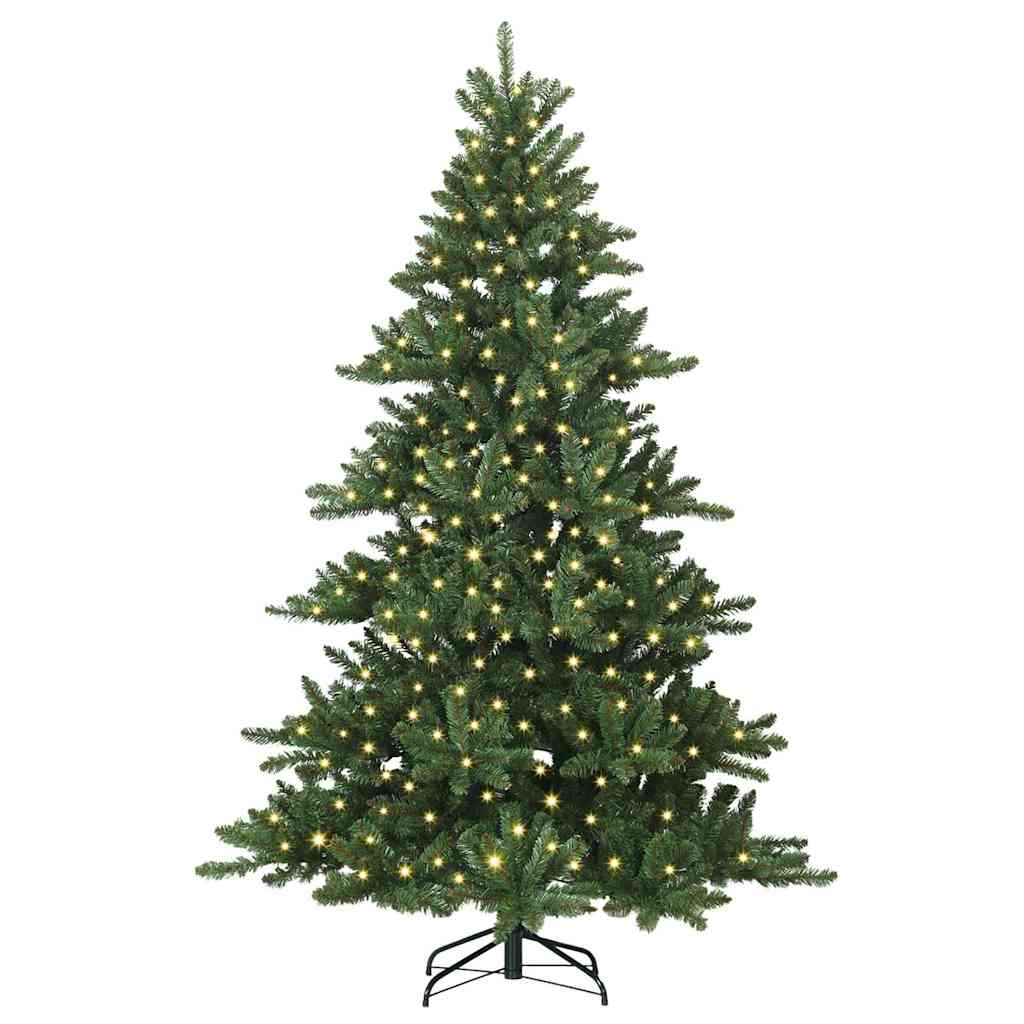 Albero di Natale Artificiale con Rami Pieghevoli 180 cm PVC