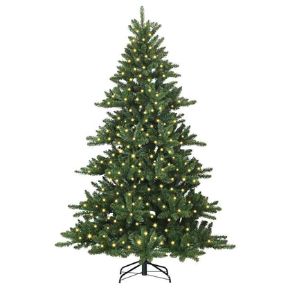 Albero di Natale Artificiale con Rami Pieghevoli 180 cm PVC