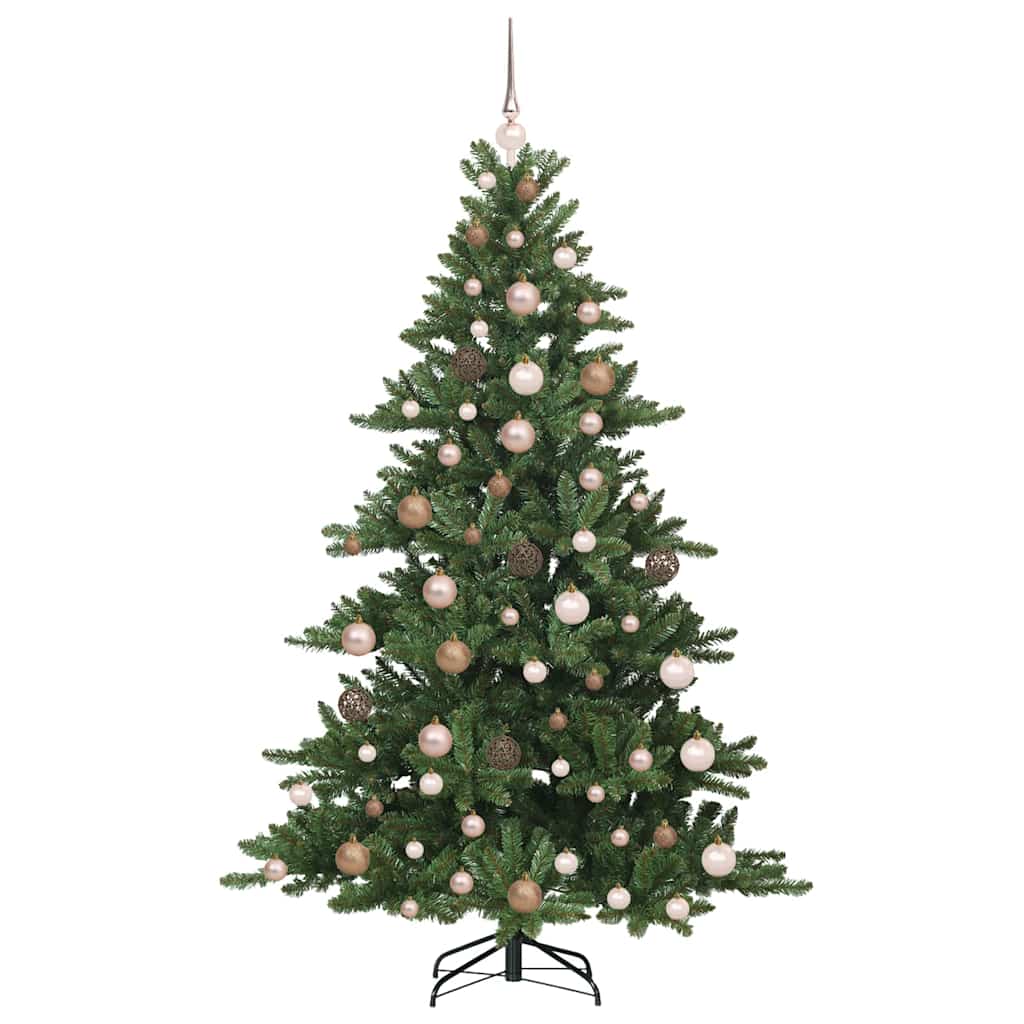 Albero di Natale Artificiale con Rami Pieghevoli 180 cm PVC