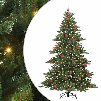 Albero di Natale Artificiale con Rami Pieghevoli 180 cm PVC