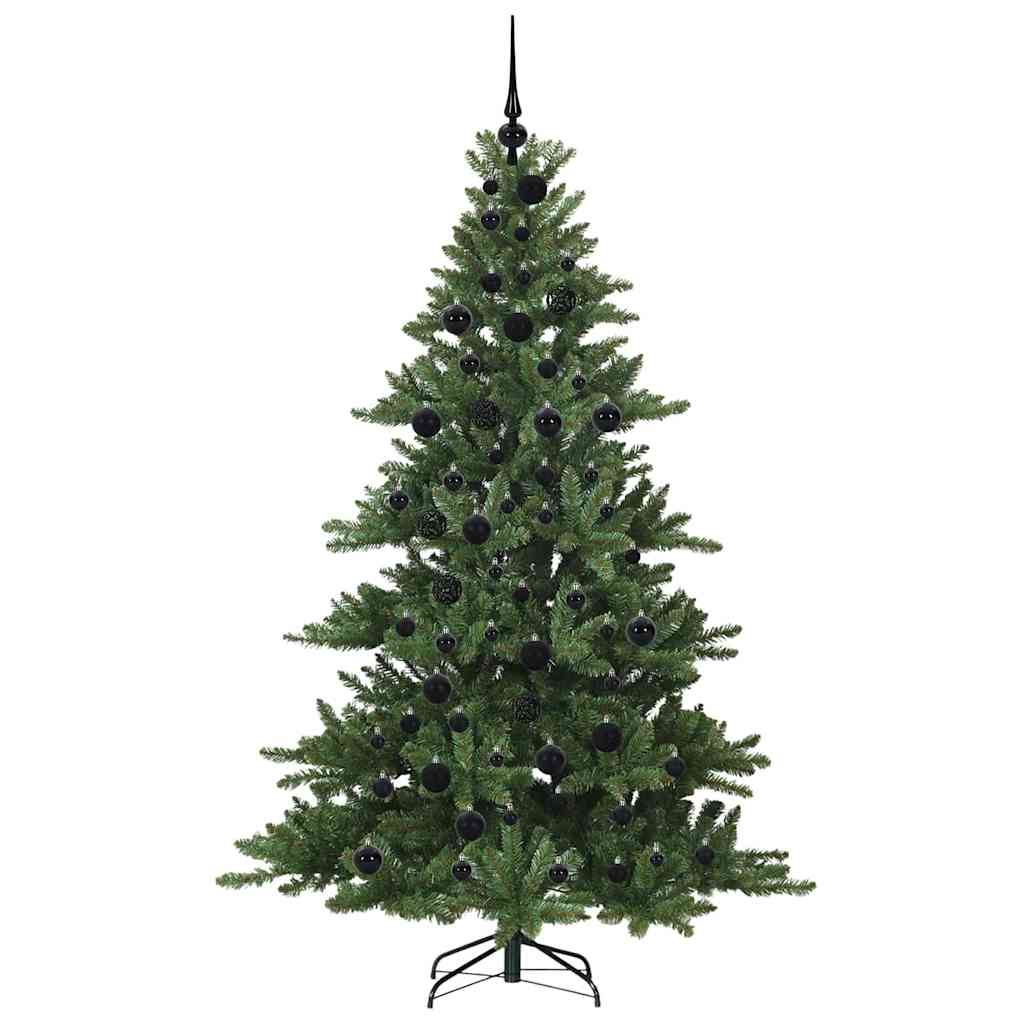 Albero di Natale Artificiale con Rami Pieghevoli 180 cm PVC