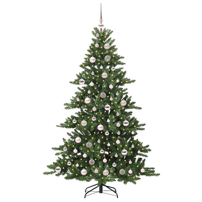 Albero di Natale Artificiale con Rami Pieghevoli 180 cm PVC