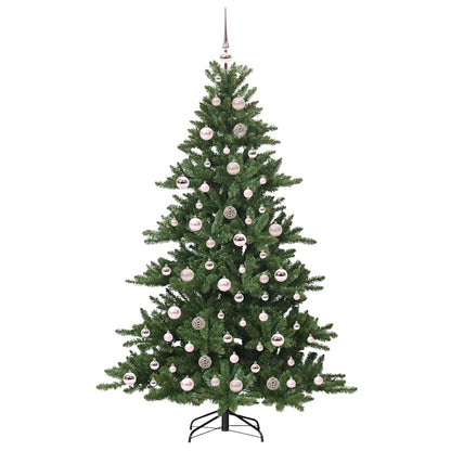 Albero di Natale Artificiale con Rami Pieghevoli 180 cm PVC