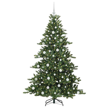 Albero di Natale Artificiale con Rami Pieghevoli 180 cm PVC