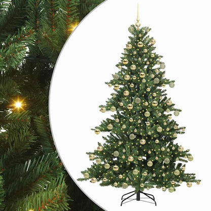 Albero di Natale Artificiale con Rami Pieghevoli 180 cm PVC