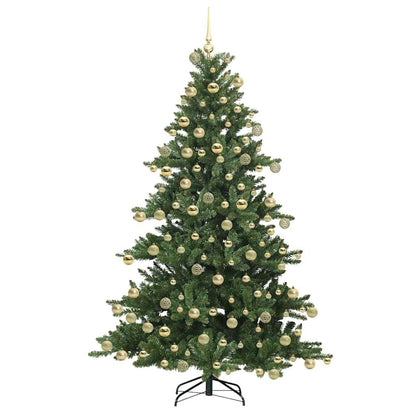 Albero di Natale Artificiale con Rami Pieghevoli 180 cm PVC