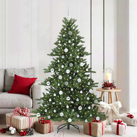 Albero di Natale Artificiale con Rami Pieghevoli 180 cm PVC