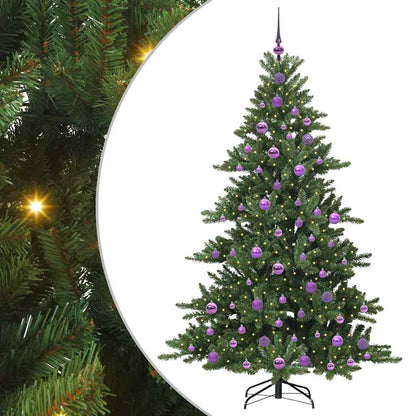 Albero di Natale Artificiale con Rami Pieghevoli 180 cm PVC