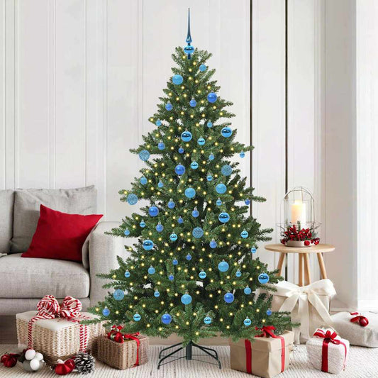 Albero di Natale Artificiale con Rami Pieghevoli 180 cm PVC